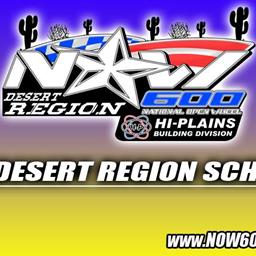 NOW600 Desert Region Sets 2021 Schedule