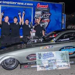 Joey Oksas and Bill Bernard Lead Winners at Summit Racing Equipment Mid-West Drag Racing Series U.S. 131 Nationals