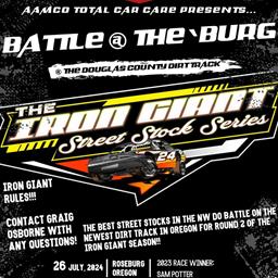 Iron Giant - Street Stock Series Rule Reminder