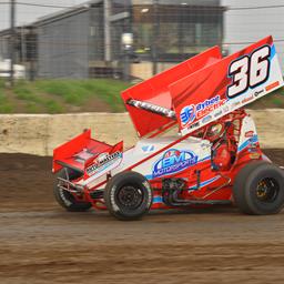 Jason Martin #36 - Strong 2nd Place Finish at Columbus, NE, Moves Martin Into a Tie For 1st Place for Sprint Series of Nebraska