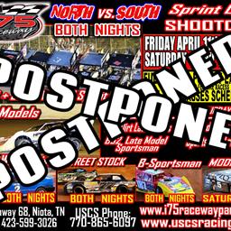 USCS North South Shootout at I-75 Raceway POSTPONED until May 2nd &amp; 3rd