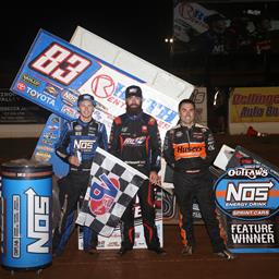 McFadden-Gravel-Haudenschild Dominate Bricker&#39;s Bash World of Outlaw Show at BAPS Motor Speedway