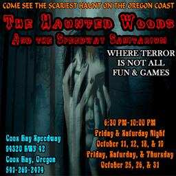 The Haunted Woods Is Back With The Speedway Sanatorium This October!