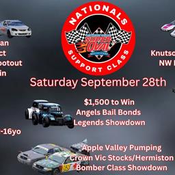 Support Class Nationals September 28th