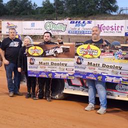 Matt collecting his Southern All Star Series championship at Southern Raceway on November 26th.