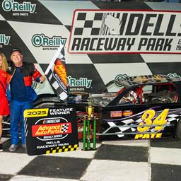 PATE PADS POINT LEAD IN NASCAR MODS WITH THIRD WIN