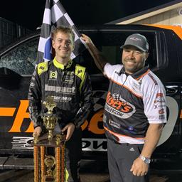 Williamson and Rabenberg Earn First Wins at Huset’s Speedway on Myrl &amp; Roy’s Paving Night Before Ben Nothdurft Memorial Feature Halted by Rain