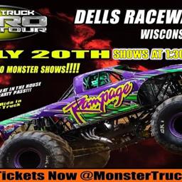 MONSTER TRUCK NITRO TOUR INVADES DRP JULY 20TH FOR TWO SHOWS