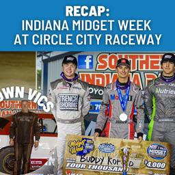 Circle City Raceway Host to Indiana Midget Week