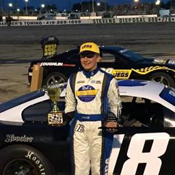 Burda Picks up Fifth Victory Custom Trailers CRA Junior Late Model Series Win of the Season