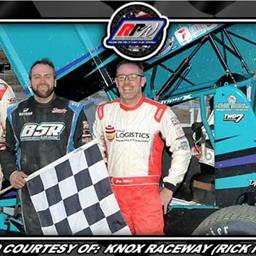 Brandon Spithaler Captures Checkers In FAST 410 Sprint Car A-Main at Knox Raceway