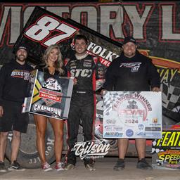 Aaron Reutzel Wins High Desert Nationals Night One at Vado Speedway Park with POWRi Desert Wing Sprints