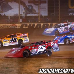 Dirt Track at Charlotte (Concord, NC) – World of Outlaws Case Late Model Series – World Finals – November 1st-4th, 2023. (Josh James Artwork)