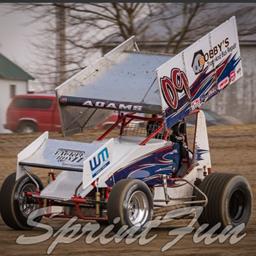 Adams Continues Learning Curve With New Sprint Car