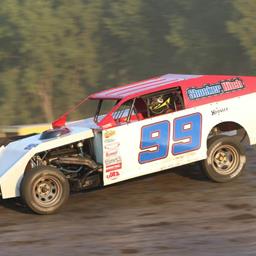 Borgen uses last-lap pass to score modified win at Buffalo River Race Park