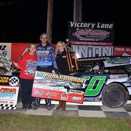Adams Wins Late Race Thriller in Punky Manor Challenge of Champions at Red Cedar