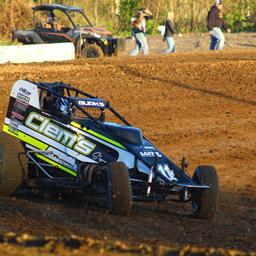 Wyatt Burks Captures First Career ASCS Elite Non-Wing Victory At Grayson County Speedway