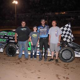 Adams back on top in Modified at Rice Lake Speedway