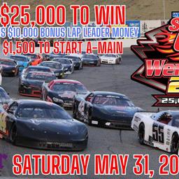 $25,000 Wenatchee 200 Back May 31, 2025 With More On The Line