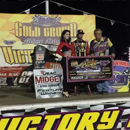 Thorson Wins 4th in a Row at Granite City; Cruises to Night #2 Gold Crown Victory