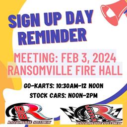 REMINDER: REGISTRATION MEETING THIS SATURDAY