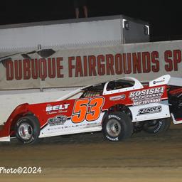 Dubuque Fairgrounds Speedway (Dubuque, IA) – Malvern Bank East Series – June 20th, 2024. (Mike Ruefer Photos)