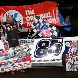 Randy Weaver Wins Valvoline Iron-Man Late Model Series Cabin Fever at Boyd’s Speedway