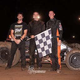 Zimmerman Kicks off I-30 Speedway’s Wingless STN with Photo Finish Victory!