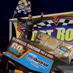 Ryan Smith Claims Keith Kauffman Classic Crown, Bruno Wins USAC East Coast, Jackson Takes Win in Wingless Sportsman