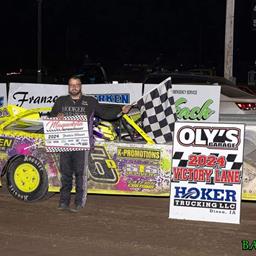 Denning Scores Late Model Win On Fan Appreciation Night At Maquoketa Speedway
