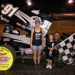 Marshall Skinner captured his second Smiley&amp;#39;s Racing Products ASCS Gulf South feature win in as many nights by topping Sunday&amp;#39;s 25-lapper at Jones Motor Speedway in Chatham, LA. (ASCS Gulf South photo)