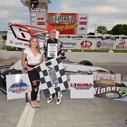 Josh Sokolic from Start to Finish for First J&amp;S Paving 350 Supermodified Win of 2024 Season