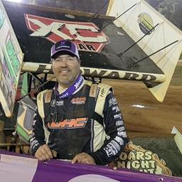 HOWARD TAKES USCS SPRINT CAR  FEATURE AT THE CREEK!