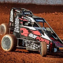Timms Tames Red Dirt for Home State USAC Midget Triumph