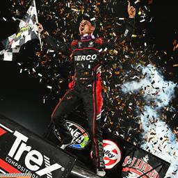 TEENAGE HISTORY: Corey Day Joins Steve Kinser as Three-Peat Gold Cup Champions with $100,071 Payday