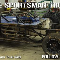 SPEEDWAY SET TO BEGIN PROJECT: SPORTSMAN TRUCK BODY