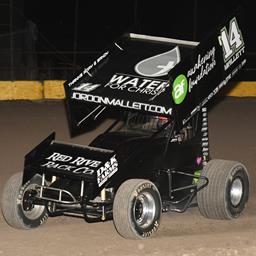 Mallett Records Podium at Salina Highbanks Speedway and Top Five at Lakeside Speedway