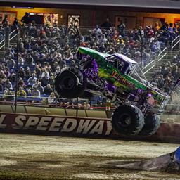 O&#39;Reilly Auto Parts Monster Trucks &#39;Eve of Destruction&#39; wraps Lucas Oil Speedway season on Saturday