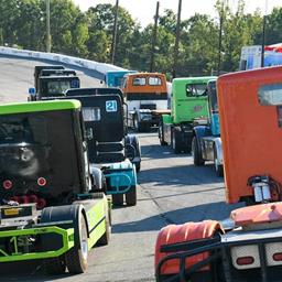 The American Big Rigs under the lights at AMS!