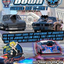 Online registration available now for Summer Smack Down at the all NEW Flying H Dragstrip!