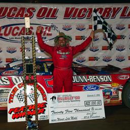 Pearson Pads Lucas Oil Late Model Dirt Series Points Lead With Biggest Career Win in 38th Annual &quot;Hillbilly 100&quot;