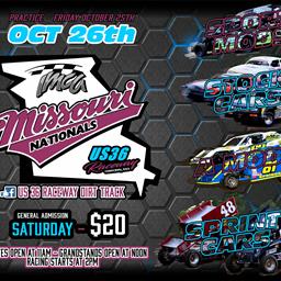 Missouri IMCA Nationals Oct. 25-26 at US 36 Raceway