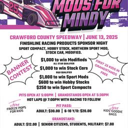 Finishline Racing Product presents Mods for Mindy