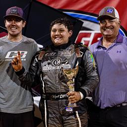 Wyatt Coffey cruises to second Millbridge Speedway Micro victory of 2024