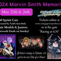 MARVIN SMITH MEMORIAL GROVE CLASSIC THIS WEEKEND AT COTTAGE GROVE SPEEDWAY!