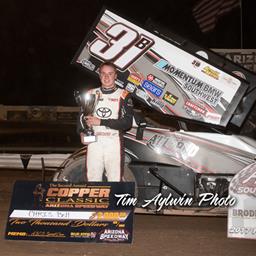 Christopher Bell Runs Away With ASCS Southwest Copper Classic Opener