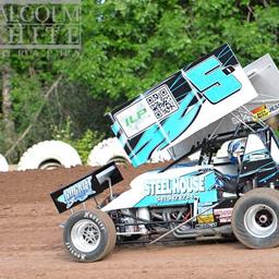 Dills Learns Lessons on Heavy Cottage Grove Speedway Against 360s