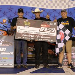 Zimmerman Masters ASCS Elite Non-Wing At Texas Motor Speedway Dirt Track