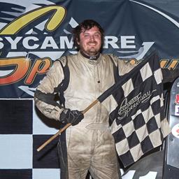 &quot;Baran uses late race traffic to win at Sycamore&quot;