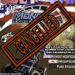 JULY 4th OCRS Sprint Cars Cancelled Due to Weather.